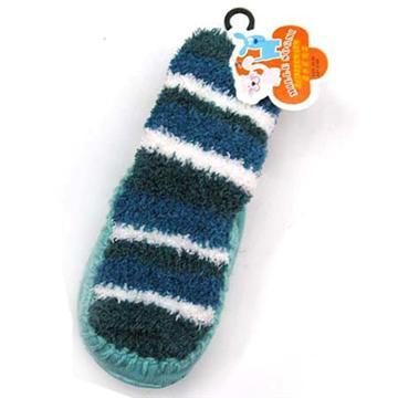 Microfiber Cozy Socks with Cowhide Sole