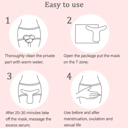 Female Intimate Zone Private Care Deodorant Antibacterial Nourishing Moisturizing Pads