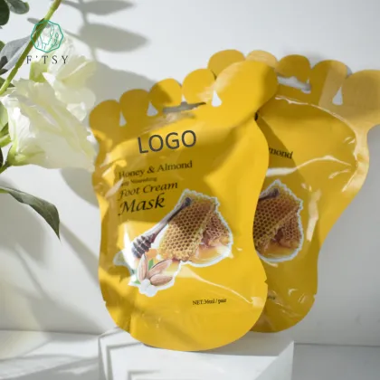Honey Almond Exfoliating Whitening Foot Cream Mask
