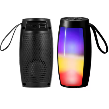 Portable Wireless Gaming Speaker with Colorful LED Lights for Outdoor Parties