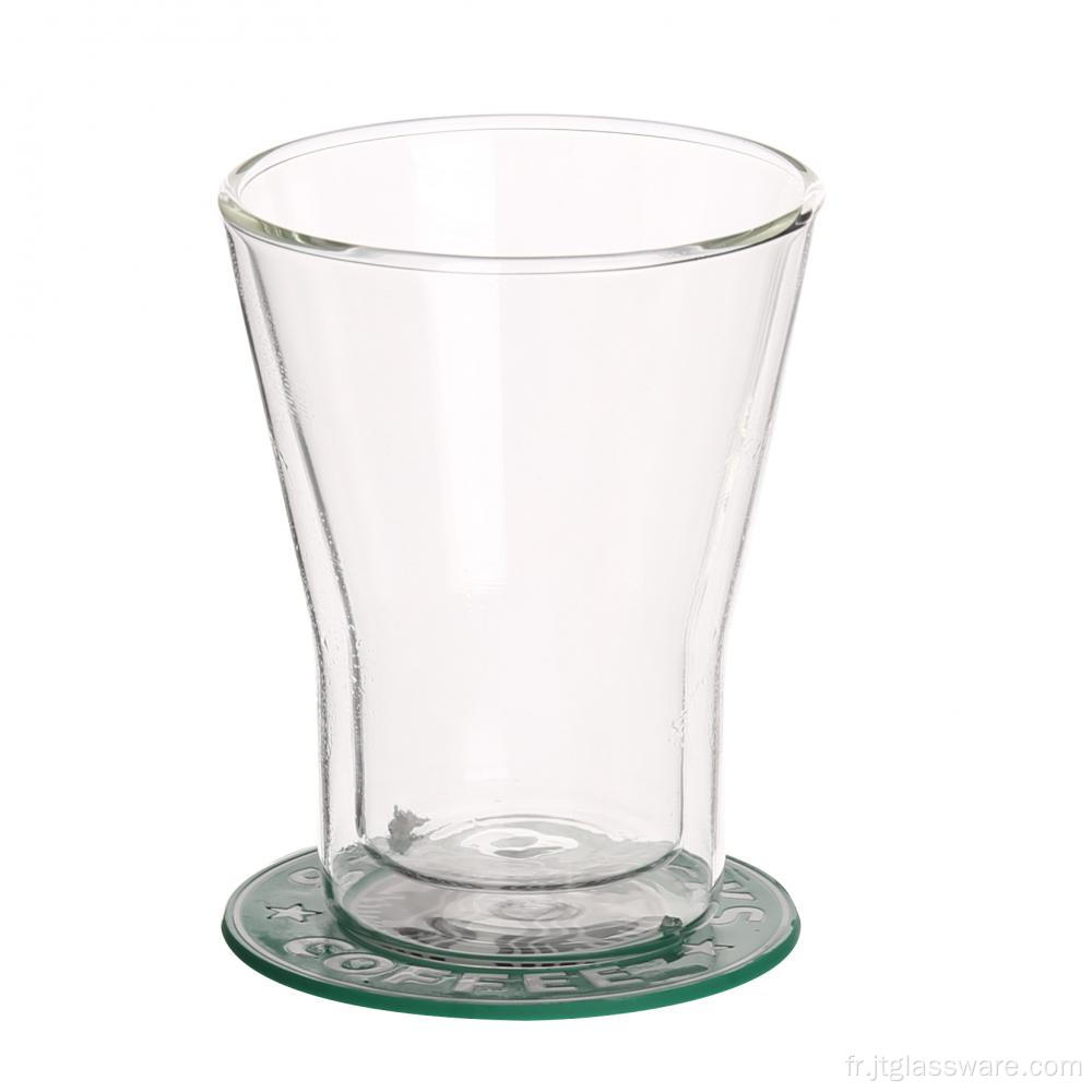 Tasses en verre borosilicaté à double couche pour le thé