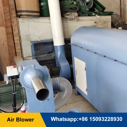 Adjustable Airflow Blower Waste Cloth Stuffing Machine with Sponge Crushing Filling Line