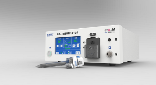 Insufflator CO2 keamanan untuk endoskopi