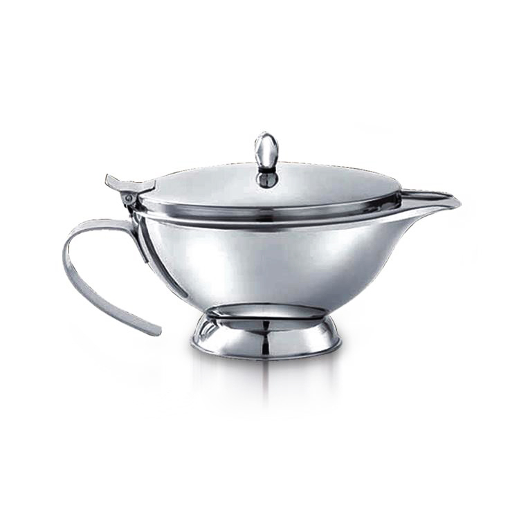 metal steel gravy boat