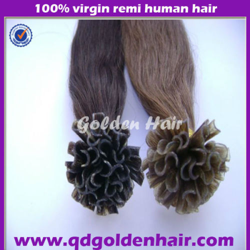 Hot Sale Top Grade Virgin Remy Human Hair U Tip Keratin Hair Extension