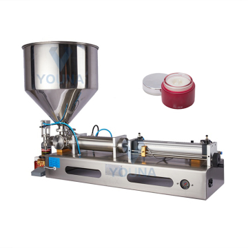 Semi-Automatic Piston Filler Machine for Cream, Paste, Sauce, and Honey