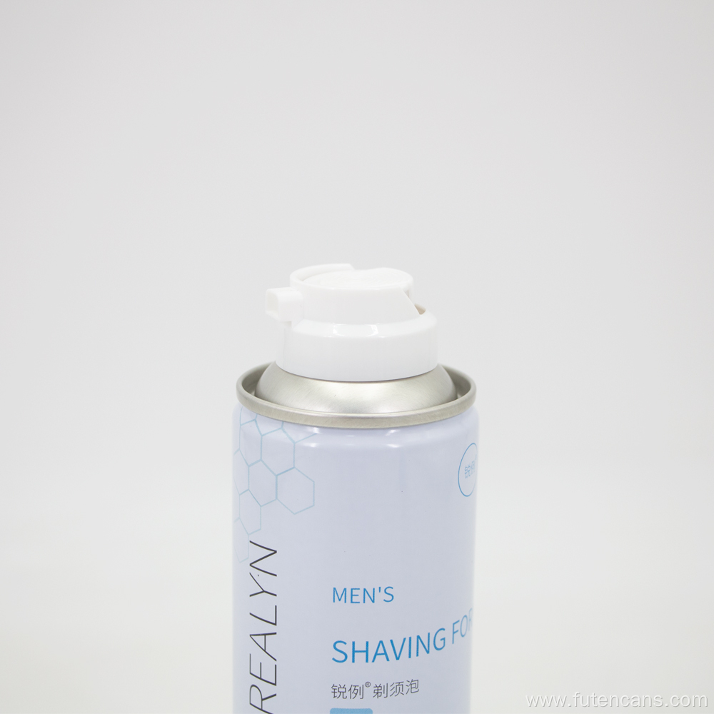 Empty Shaving Foam Aerosol Tin Can