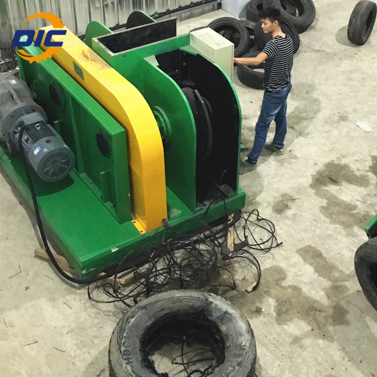 tire remover machine to pull out steel wires