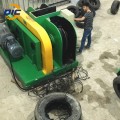 Tyre Steel Wire Extractor Double hook recycling waste tyre steel wire extractor Manufactory