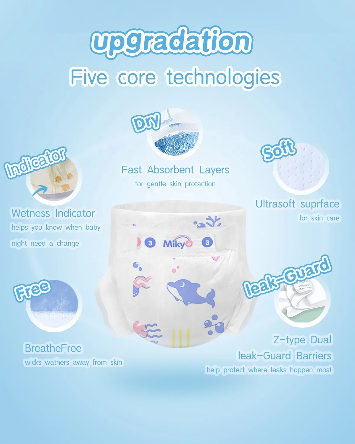 Diaper pants baby pull up baby diapers