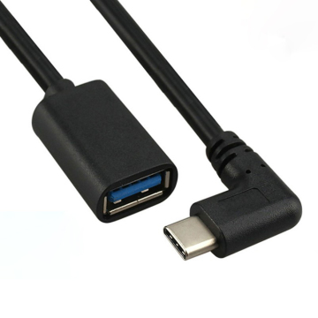 USB Een vrouw naar C Angleed 3.0 -kabel