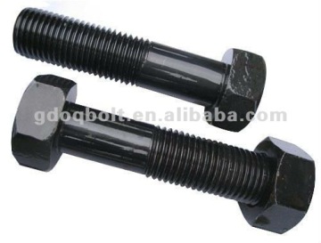 High Strength Steel Blackening hex bolts