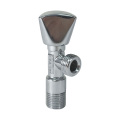 Hochwertiges Messing-Eckventil mit ABS-Griff und Chrom-Finish