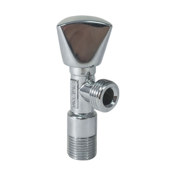Hochwertiges Messing-Eckventil mit ABS-Griff und Chrom-Finish