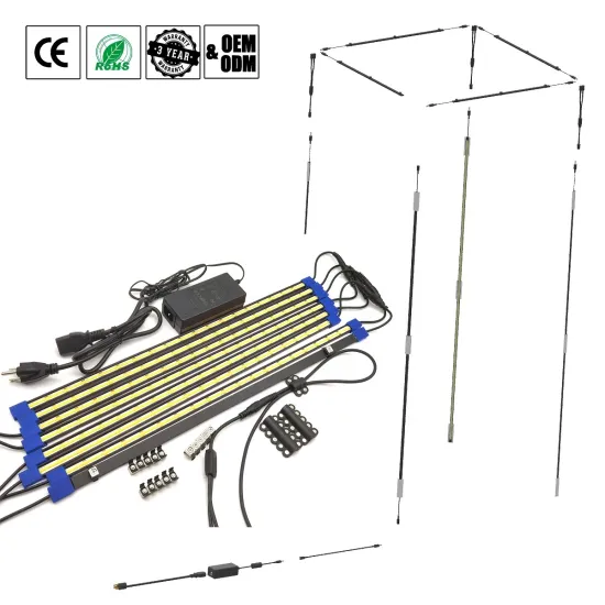 Custom Length LED Light Bar Kit for Supermarket Shelf and Modern Store Cabinet Lighting