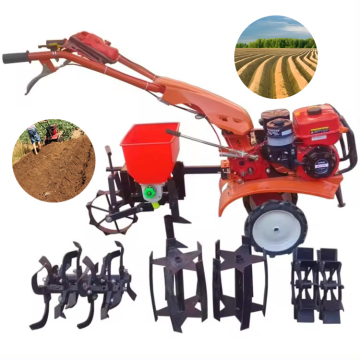 Small Tractor Greenhouse Manual Plough Engine Tiller Extension Minitractor Moto Cultivador