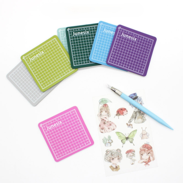 Mini 8x8cm PVC Cutting Mat - Manual Paper and PVC Cutting Pad