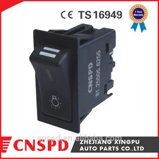 headlight LED electrical rocker switch, 24V waterproof rocker switch 81.25505.6255