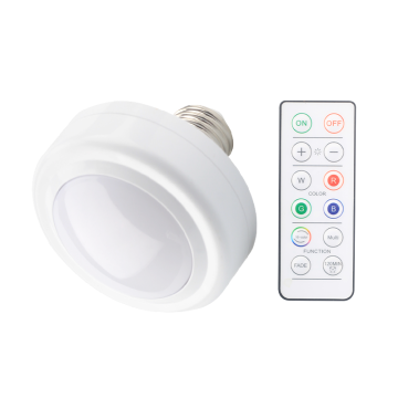 Minimalist Style Remote Control 16 Color Dimmable E26 Bulb