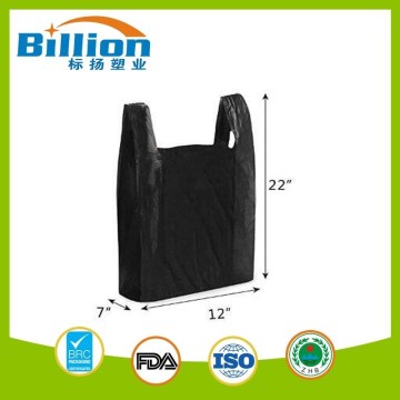 Large Reusable Plastic Vest Shopping Bags