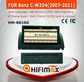 HIFIMAX WIN CE 6.0 car audio for benz w204 For mercedes benz w204 c-class Car DVD GPS Navigation System
