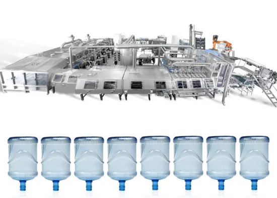 Pc / Pet Bottled 5 Gallon Filling Machine For Pure Water, Distilled Water