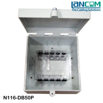 Lancom Small MOQ available professional distribution box for 50 pair krone module