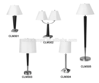 Wholesale lamp bases metal table lamp for hotel furniture modern hotel lighting UL list for Americal