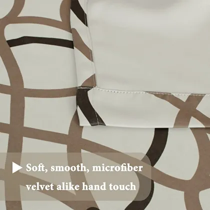 Textiles Blackout Printing Polyester Drapes Grommet Curtain