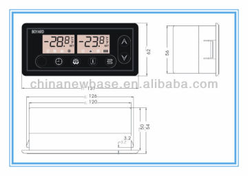 CZ20100212 DC power transport refrigeration unit control panel