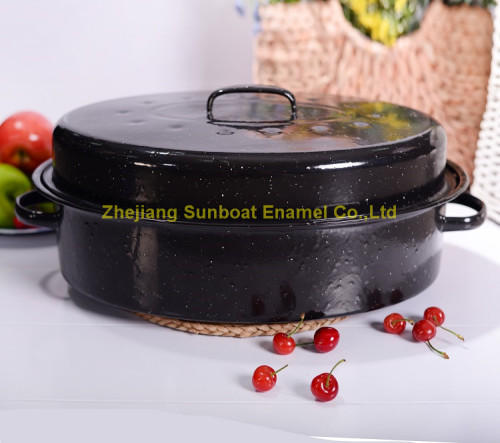 1.0mm thickness cast iron oval roaster