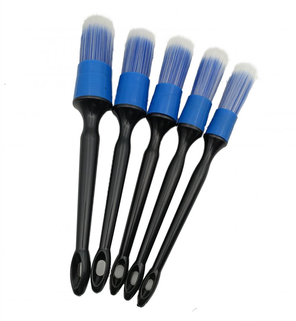 5pcs pincel de escova de cabelo macio escova de detalhes