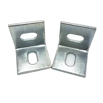 45 Degree Angle Support Bracket with 2 Holes: Steel Bracket for Vertical Connection - Ningbo Manufacturer