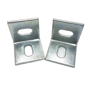 45 Degree Angle Support Bracket with 2 Holes: Steel Bracket for Vertical Connection - Ningbo Manufacturer
