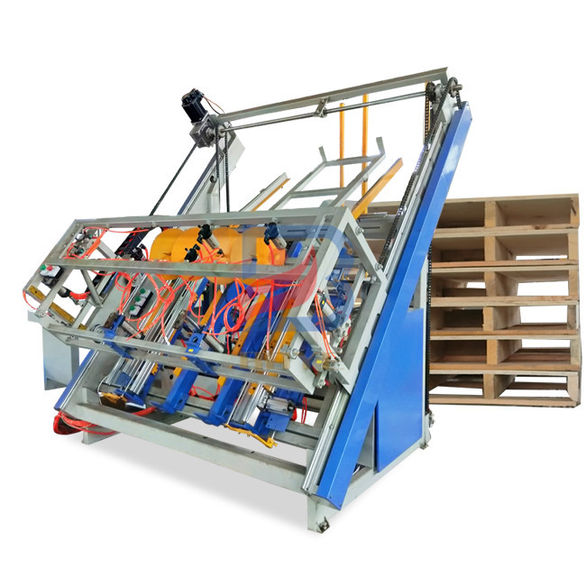 Stringer Pallet Nailing Machine Production