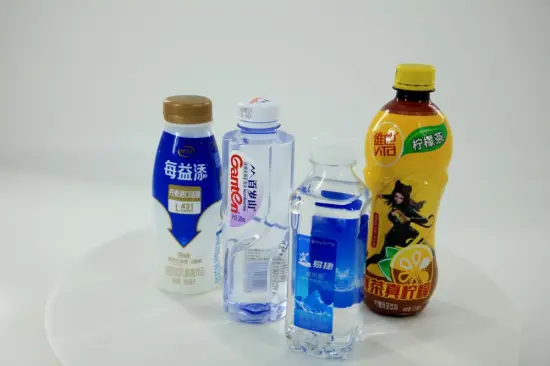 Mineral water label sticker