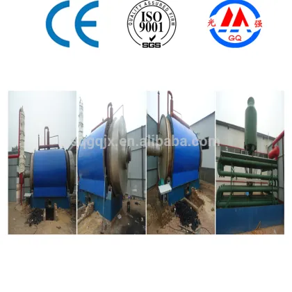 new condition pyrolysis plant plastic rubber pyrolysis machinery