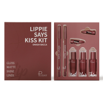 Wholesale LIPPIE SAYS KISS KIT Liquid Lipstick and Lip Liner Set