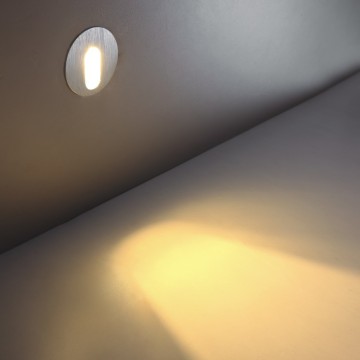 계단과 계단을위한 스테인레스 스틸 오목한 LED 조명