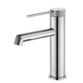 Deck Mounted Chrome Single Handle Basin Faucet