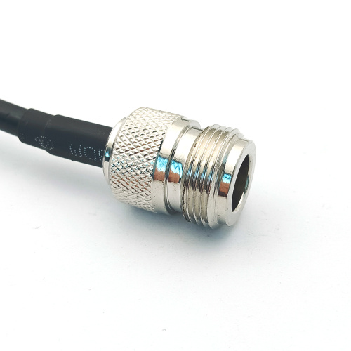 Straight Bulkhead Female N-Type Coaxial Cable Connector