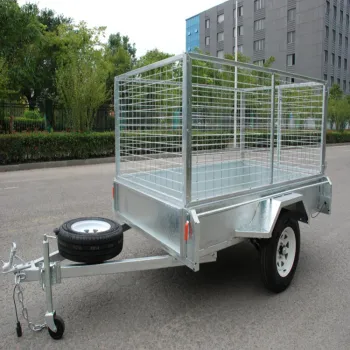 6x4 Steel Cargo Box Cage Trailer