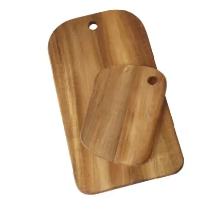 Set of 2 Natural Acacia Cutting Board