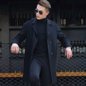 Men's Cashmere Pea Coat