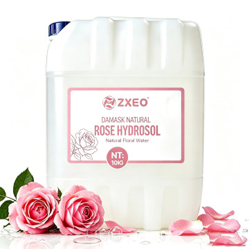 100% puro distillato a vapore di rosa damascena idrolato di rosa fiore di Damascena acqua senza additivi all'ingrosso all'ingrosso per toner viso