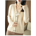 Alla ull New Jersey Cardigan -damer