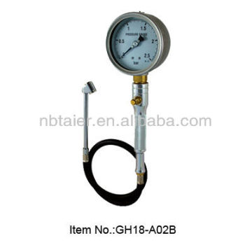 Dial tire pressure gauges long chuck