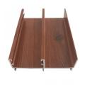 Wood Grain Surfaces Aluminum Window Door Profiles