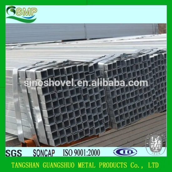 galvanized steel square pipe carbon steel tube
