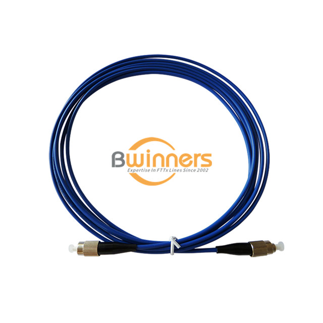 Jumper externo de fibra de PVC blindado 1F FC-FC SM (OFNR)